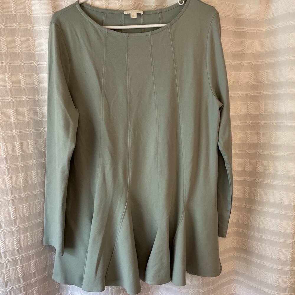 COS pale blue women’s size L tunic shirt